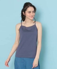 Jocomomola / ホコモモラ タンクトップ | 【2WAY】コットンレースキャミソール