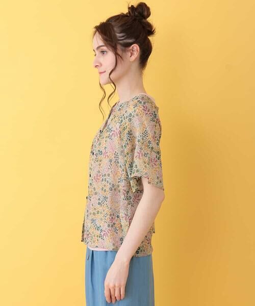 Jocomomola / ホコモモラ シャツ・ブラウス | Hanahata プリントブラウス | 詳細1