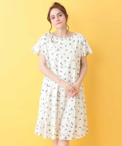 Jocomomola / ホコモモラ ロング・マキシ丈ワンピース | Aromas フラワー刺繍ワンピース