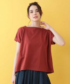 Jocomomola / ホコモモラ カットソー | Reflejo スクエアネック刺繍カットソー