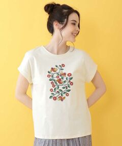 Especial プリントTシャツ "トリとてんとう虫"