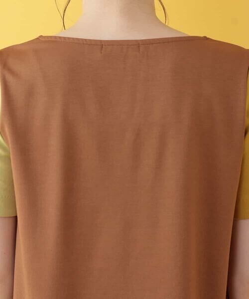 Jocomomola / ホコモモラ カットソー | Colorido ストライプ切替Tシャツ | 詳細4