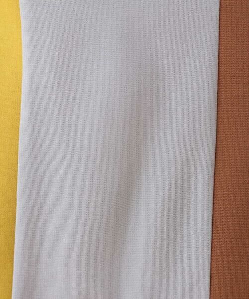 Jocomomola / ホコモモラ カットソー | Colorido ストライプ切替Tシャツ | 詳細7