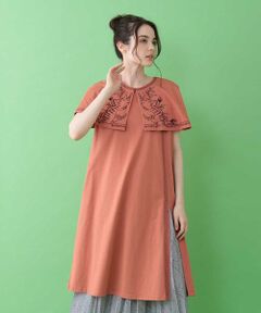 Jocomomola / ホコモモラ ロング・マキシ丈ワンピース | Gato nocturno　刺繍チュニックワンピース