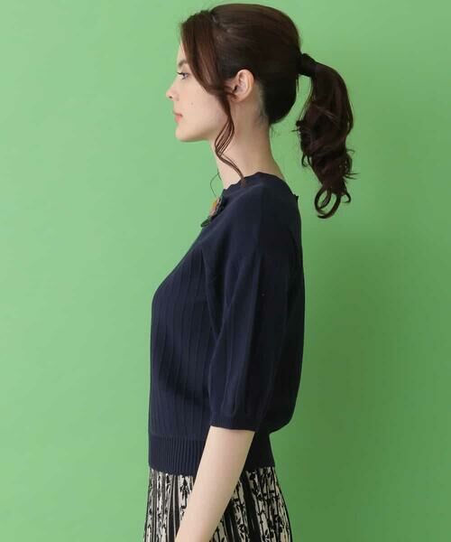 Jocomomola / ホコモモラ ニット・セーター | コットンモダールニットプルオーバー | 詳細1