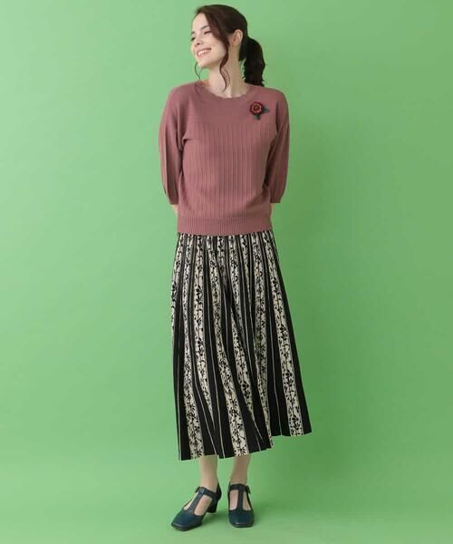 Jocomomola / ホコモモラ ニット・セーター | コットンモダールニットプルオーバー | 詳細13