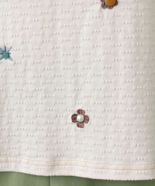 Jocomomola / ホコモモラ カットソー | Garabato フラワー刺繍カットソー | 詳細6