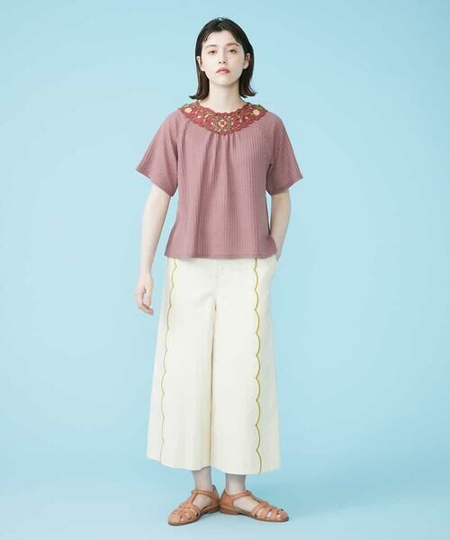 Jocomomola / ホコモモラ カットソー | Otono 刺繍デザインTシャツ | 詳細15