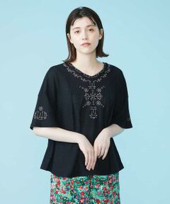 Jocomomola / ホコモモラ カットソー | Otono 刺繍デザインTシャツ