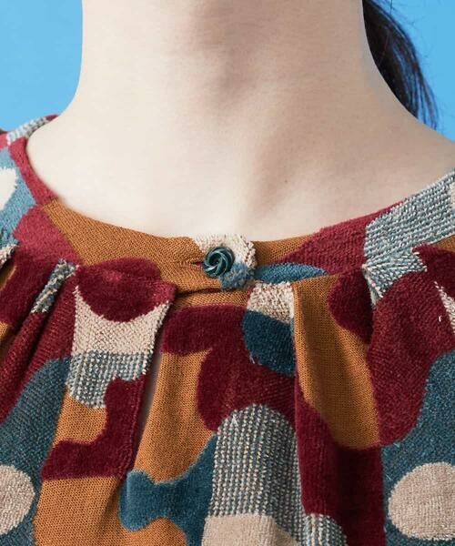 Jocomomola / ホコモモラ カットソー | Paleta ジャカードカットソー | 詳細9