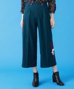 Jocomomola / ホコモモラ ショート・ハーフ・半端丈パンツ | Colorid アップリケパンツ