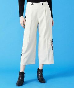 Jocomomola / ホコモモラ ショート・ハーフ・半端丈パンツ | Colorid アップリケパンツ