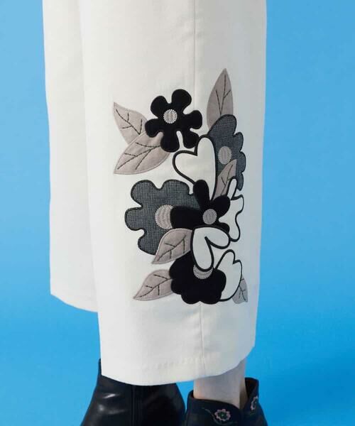 Jocomomola / ホコモモラ ショート・ハーフ・半端丈パンツ | Colorid アップリケパンツ | 詳細13