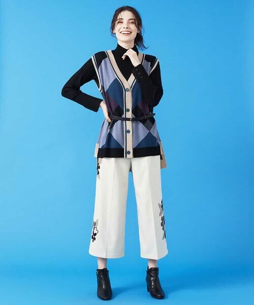 Jocomomola / ホコモモラ ショート・ハーフ・半端丈パンツ | Colorid アップリケパンツ | 詳細17