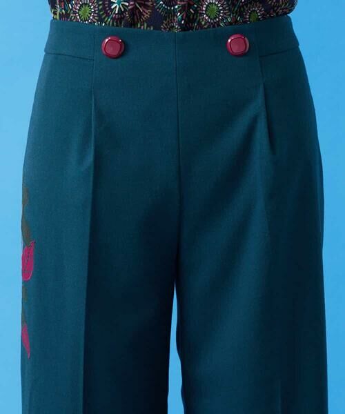 Jocomomola / ホコモモラ ショート・ハーフ・半端丈パンツ | Colorid アップリケパンツ | 詳細4