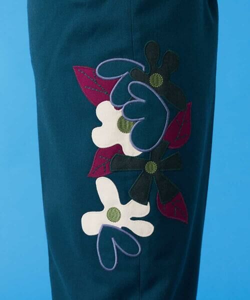 Jocomomola / ホコモモラ ショート・ハーフ・半端丈パンツ | Colorid アップリケパンツ | 詳細7