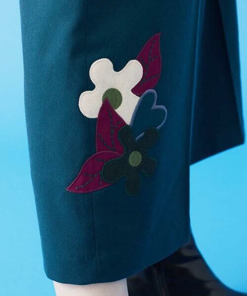 Jocomomola / ホコモモラ ショート・ハーフ・半端丈パンツ | Colorid アップリケパンツ | 詳細8