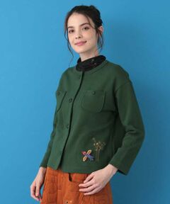 Jocomomola / ホコモモラ カーディガン・ボレロ | オーガニックコットン裏毛カーディガン