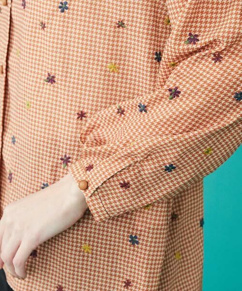 Jocomomola / ホコモモラ シャツ・ブラウス | Pata de gallo ビックカラーブラウス | 詳細5