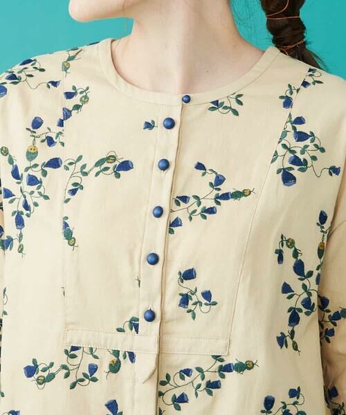 Jocomomola / ホコモモラ シャツ・ブラウス | Flor marciana 刺繍ブラウス | 詳細3