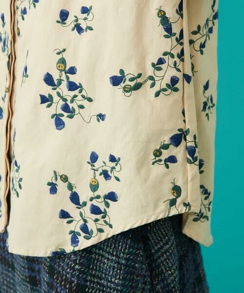 Jocomomola / ホコモモラ シャツ・ブラウス | Flor marciana 刺繍ブラウス | 詳細5