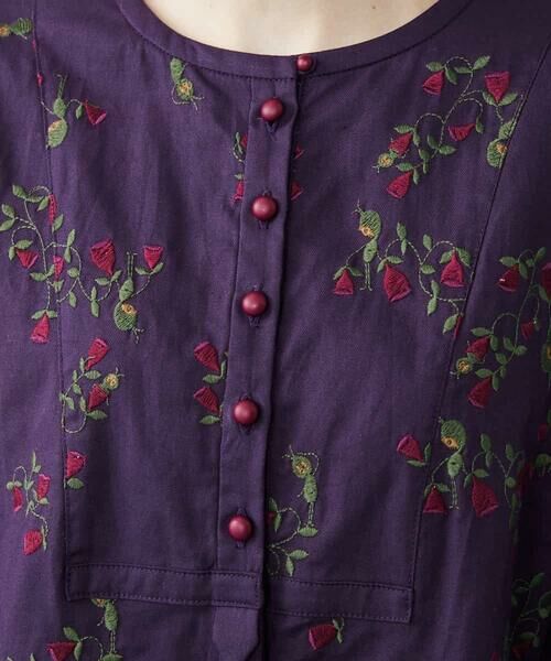 Jocomomola / ホコモモラ シャツ・ブラウス | Flor marciana 刺繍ブラウス | 詳細9