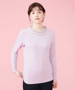 Jocomomola / ホコモモラ カットソー | ベアスムース フリルカットソー