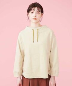 Jocomomola / ホコモモラ カットソー | Poco 刺繍スタンドカラーカットソー