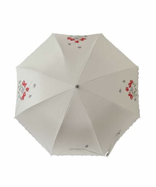 Jocomomola / ホコモモラ 傘 | 【晴雨兼用】フラワー刺繍折りたたみ傘 | 詳細7