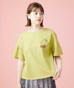 Divertida ワンポイント刺繍Tシャツ