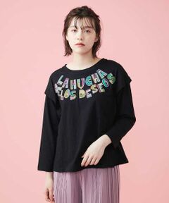 Hucha デザイン長袖Tシャツ