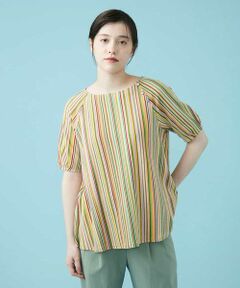 Jocomomola / ホコモモラ カットソー | Fina ストライプカットソー