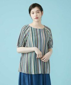 Jocomomola / ホコモモラ カットソー | Fina ストライプカットソー