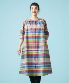 Jocomomola / ホコモモラ ロング・マキシ丈ワンピース | 【2WAY】Valeroso チェックワンピース