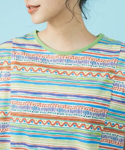 Jocomomola / ホコモモラ カットソー | Ocio プリントカットソー | 詳細9