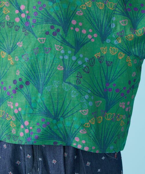 Jocomomola / ホコモモラ シャツ・ブラウス | Fiesta プリントブラウス | 詳細5