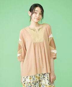 Jocomomola / ホコモモラ シャツ・ブラウス | Rayos de sol 刺繍ブラウス