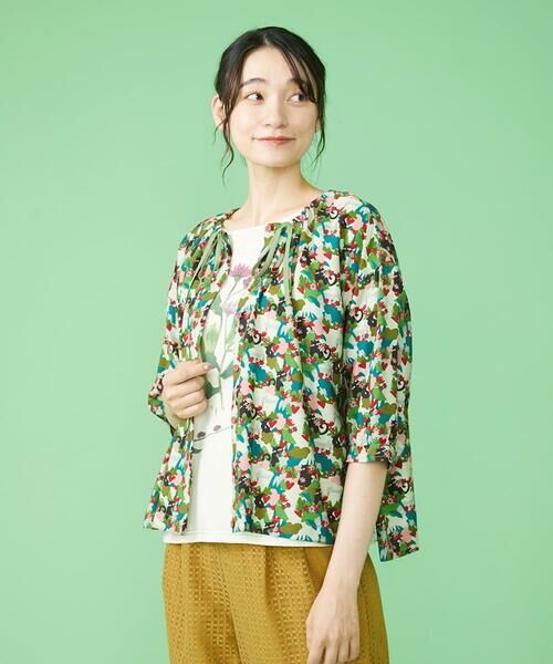 Jocomomola / ホコモモラ シャツ・ブラウス | Al escondite プリントブラウス | 詳細1
