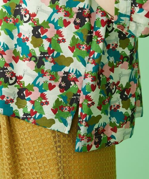 Jocomomola / ホコモモラ シャツ・ブラウス | Al escondite プリントブラウス | 詳細11