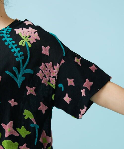 Jocomomola / ホコモモラ カットソー | フラワーパイルジャカードカットソー | 詳細4