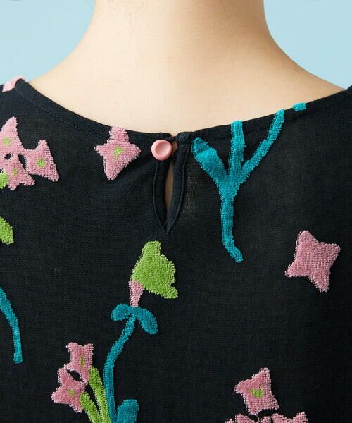Jocomomola / ホコモモラ カットソー | フラワーパイルジャカードカットソー | 詳細6