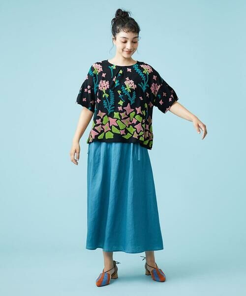 Jocomomola / ホコモモラ カットソー | フラワーパイルジャカードカットソー | 詳細8