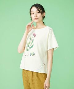 Jocomomola / ホコモモラ カットソー | Jardin プリントTシャツ