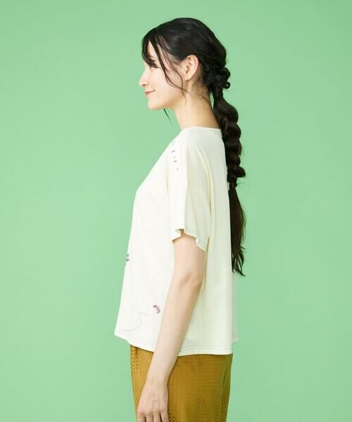 Jocomomola / ホコモモラ カットソー | Jardin プリントTシャツ | 詳細1