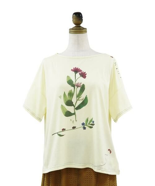 Jocomomola / ホコモモラ カットソー | Jardin プリントTシャツ | 詳細14