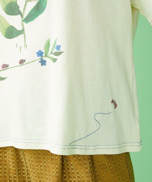 Jocomomola / ホコモモラ カットソー | Jardin プリントTシャツ | 詳細7