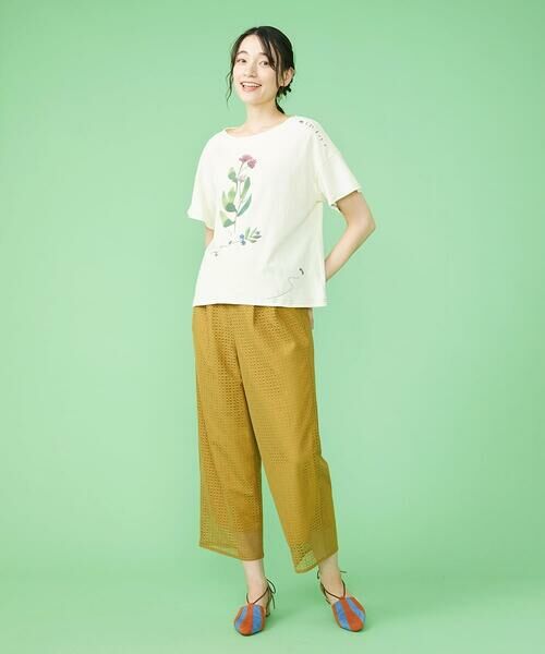 Jocomomola / ホコモモラ カットソー | Jardin プリントTシャツ | 詳細9