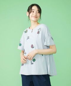 Jardin プリントロングTシャツ