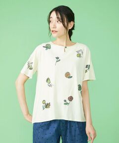 Jardin プリントロングTシャツ