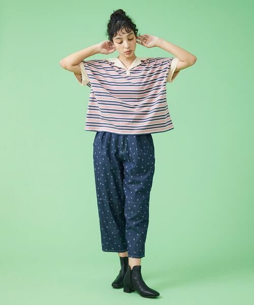 Jocomomola / ホコモモラ カットソー | Calle ボーダーカットソー | 詳細13